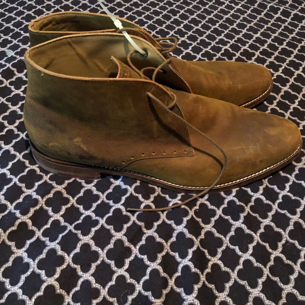 Cole Hann Leather Cambridge Chukka Oxford Shoes Mens Sz 13 C12928 Grand OS